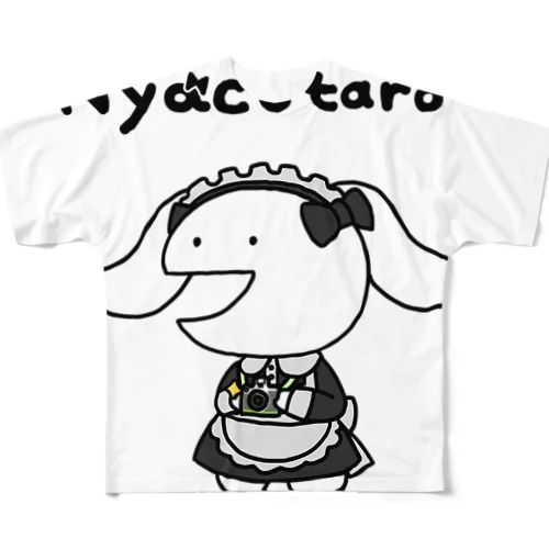 メイドにゃこたろう All-Over Print T-Shirt