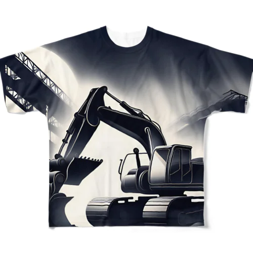 モノクロユンボグッズ All-Over Print T-Shirt