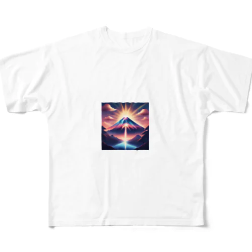 ダイヤモンド富士 All-Over Print T-Shirt