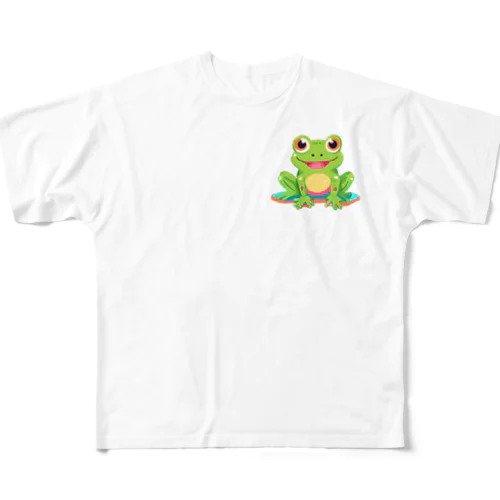 かわいいカエル All-Over Print T-Shirt