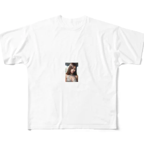 AI美女 A All-Over Print T-Shirt