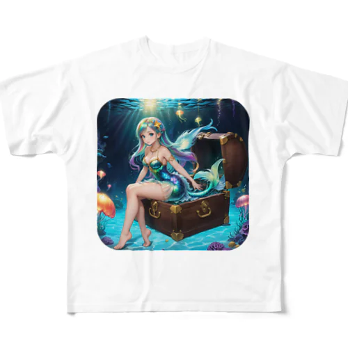 妖精のハロウィンフェス（人魚） フルグラフィックTシャツ