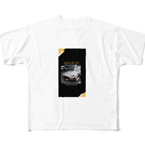 かっこいい車シリーズ　セリカっぽい フルグラフィックTシャツ