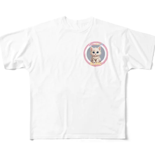 Blanc (ブロン) All-Over Print T-Shirt