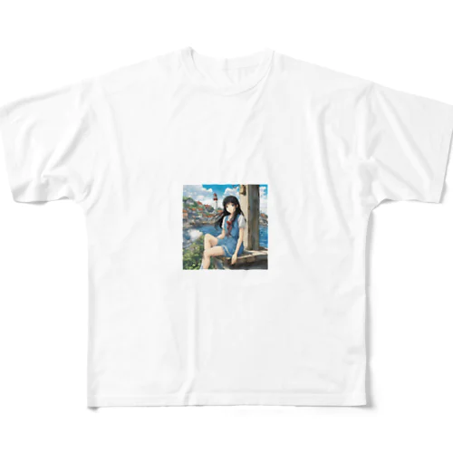 松井 美穂（まつい みほ） All-Over Print T-Shirt