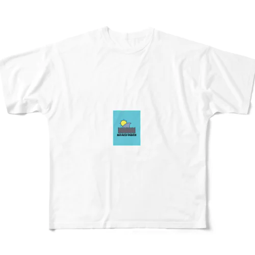 夏のビーチスタイル All-Over Print T-Shirt