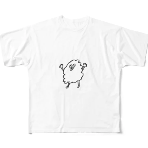 ザクザクかつもん フルグラフィックTシャツ