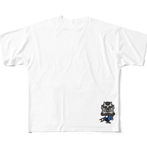 鬼瓦くん All-Over Print T-Shirt