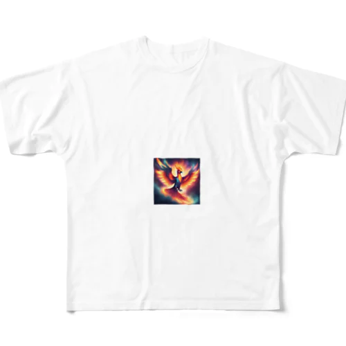 フェニックスアルファ All-Over Print T-Shirt