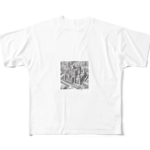 有名な観光スポットイメージ画像：ケベックシティ（カナダ、ケベック州） All-Over Print T-Shirt