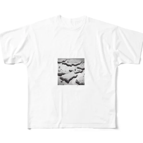 有名な観光スポットイメージ画像：セントラルオーストラリア砂漠（オーストラリア） All-Over Print T-Shirt