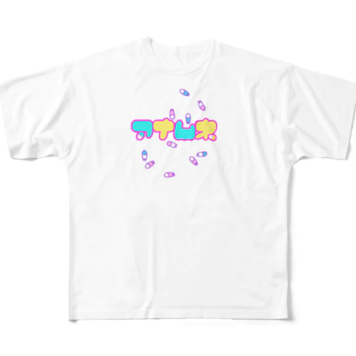 ロゴ&エアソフターα All-Over Print T-Shirt