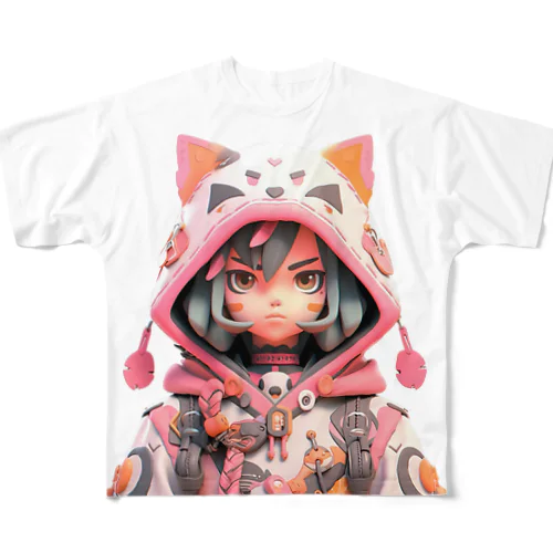 Ethnianima（エスニアニマ） All-Over Print T-Shirt