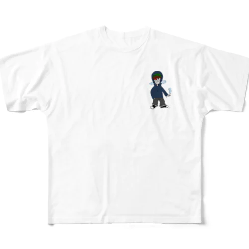 yellow KID フルグラフィックTシャツ