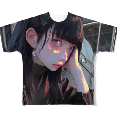 彼女の目線 All-Over Print T-Shirt