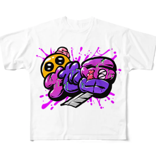 Graffiti:Jirai All-Over Print T-Shirt