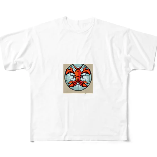 甲殻類! All-Over Print T-Shirt