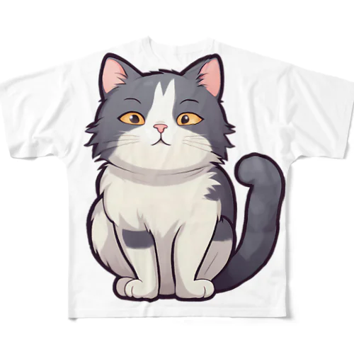 ちびねこシリーズ3 All-Over Print T-Shirt