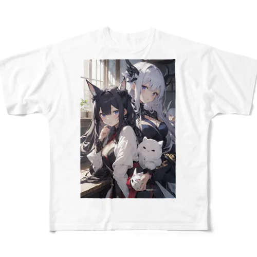 美少女コスプレ フルグラフィックTシャツ