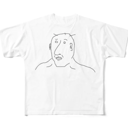 ジャボヶ原ジョビ男くん All-Over Print T-Shirt