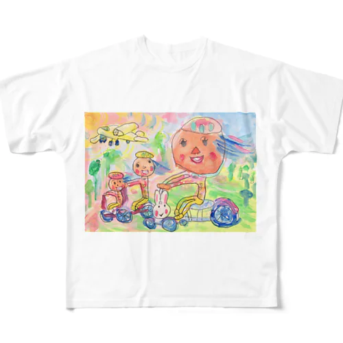 miu 爽 フルグラフィックTシャツ