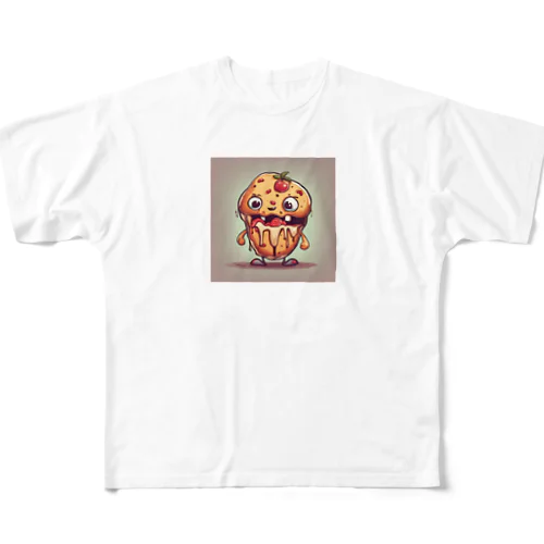 腐食物くん All-Over Print T-Shirt