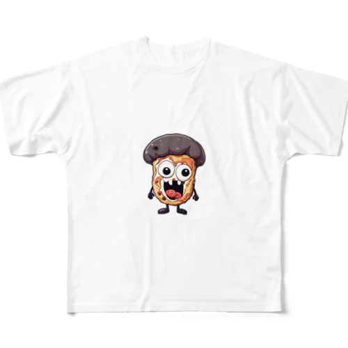 腐食物くん フルグラフィックTシャツ