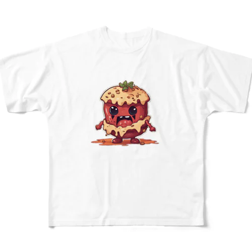 腐食物くん All-Over Print T-Shirt