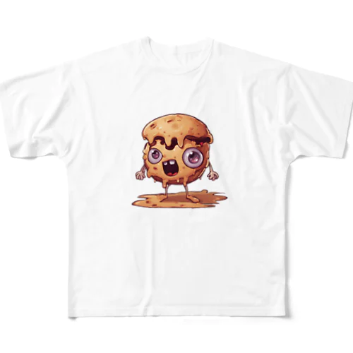 腐食物くん All-Over Print T-Shirt