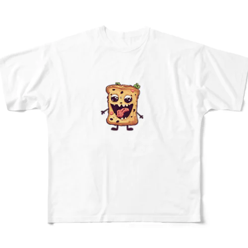 腐食物くん フルグラフィックTシャツ