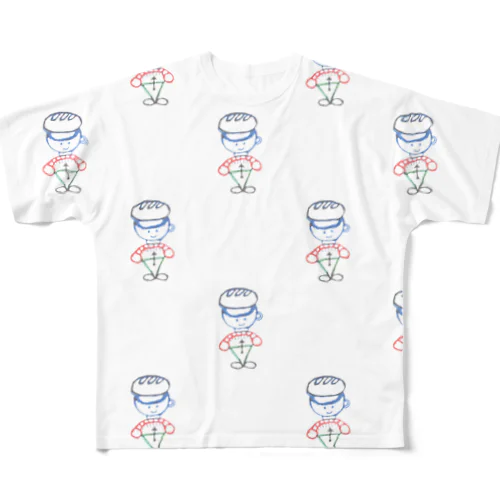 ぱんくんだらけ All-Over Print T-Shirt