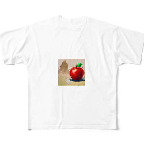 渇きを潤すリンゴ All-Over Print T-Shirt