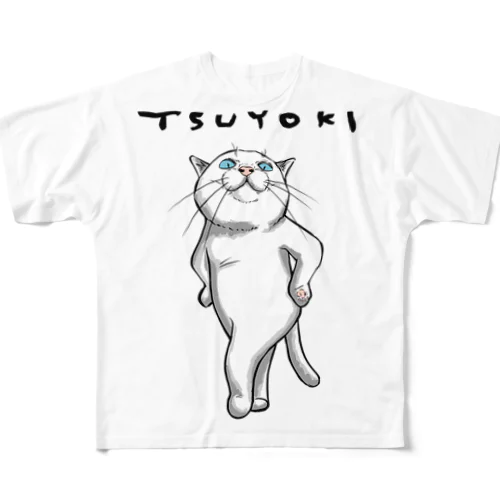 TSUYOKI All-Over Print T-Shirt