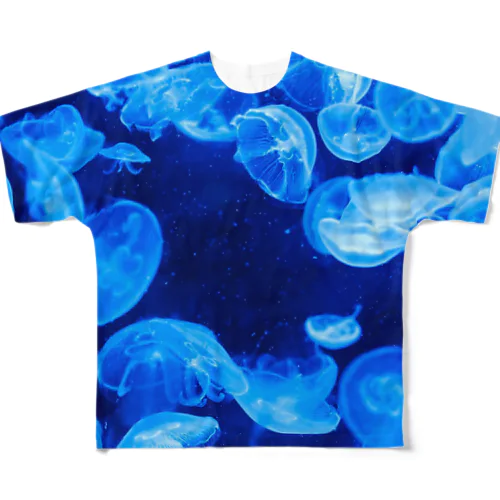 Jellyfish=海月 All-Over Print T-Shirt