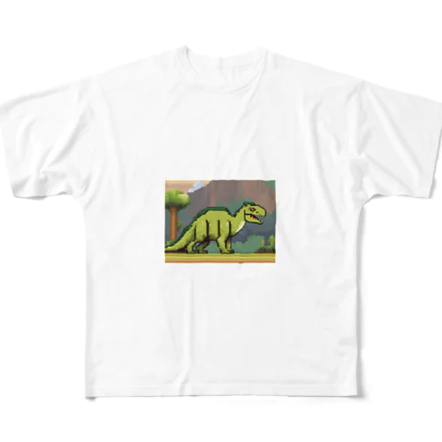 恐竜⑭ フルグラフィックTシャツ