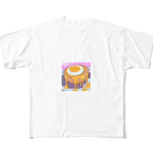 割れた卵2 All-Over Print T-Shirt