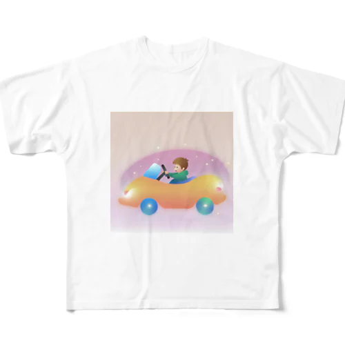 Go!Go!Car! フルグラフィックTシャツ