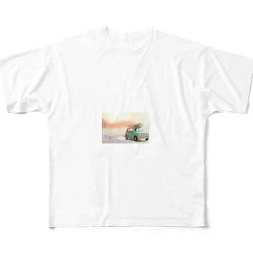 レトロなクラシックカー All-Over Print T-Shirt