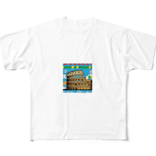 イタリア🇮🇹 All-Over Print T-Shirt