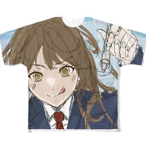 青春A All-Over Print T-Shirt