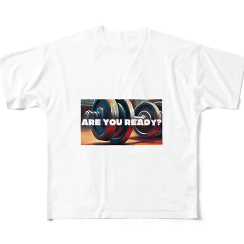 マッチョになる覚悟はできているか？ All-Over Print T-Shirt