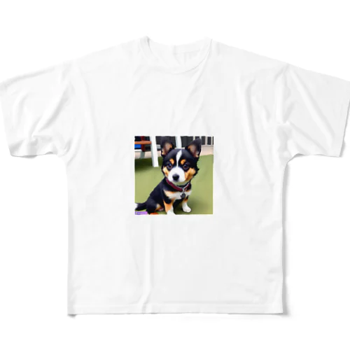 (*≧з≦)イヌのグッズ All-Over Print T-Shirt