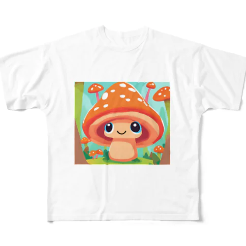 キノコちゃん All-Over Print T-Shirt