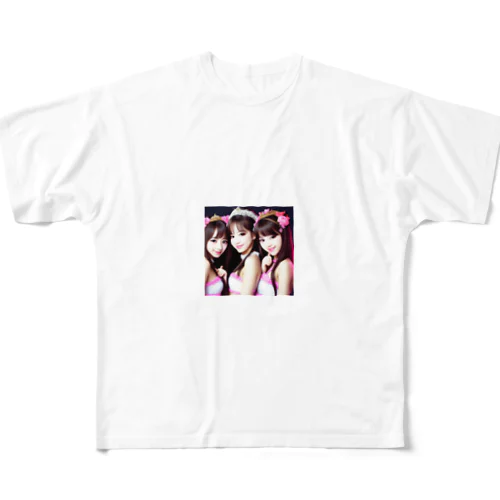 美少女アイドルグループ All-Over Print T-Shirt