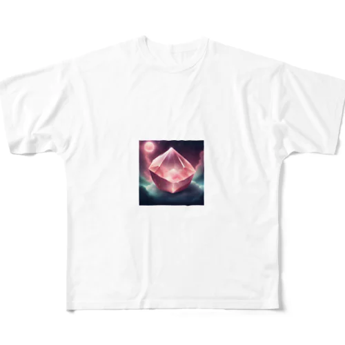 永遠の愛ローズクォーツ All-Over Print T-Shirt