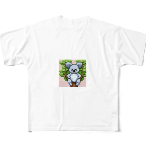 ピクセルクリエイティブデザイン コアラ All-Over Print T-Shirt