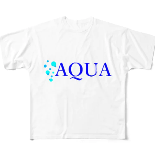 AQUA All-Over Print T-Shirt