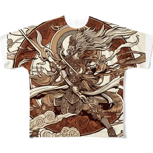 風神様 All-Over Print T-Shirt