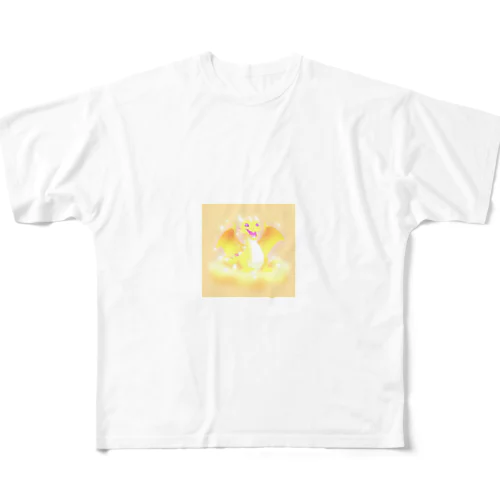 ニコニコ　金龍ちゃん　 All-Over Print T-Shirt