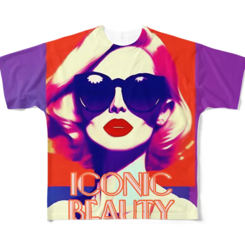 Iconic Beautyの女 All-Over Print T-Shirt